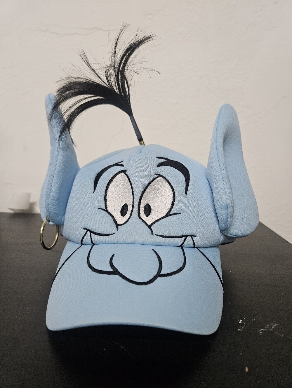 Disney Parks Aladdin Genie 3D Hat With Earring and Ponytail - RARE NEW WITH TAG!